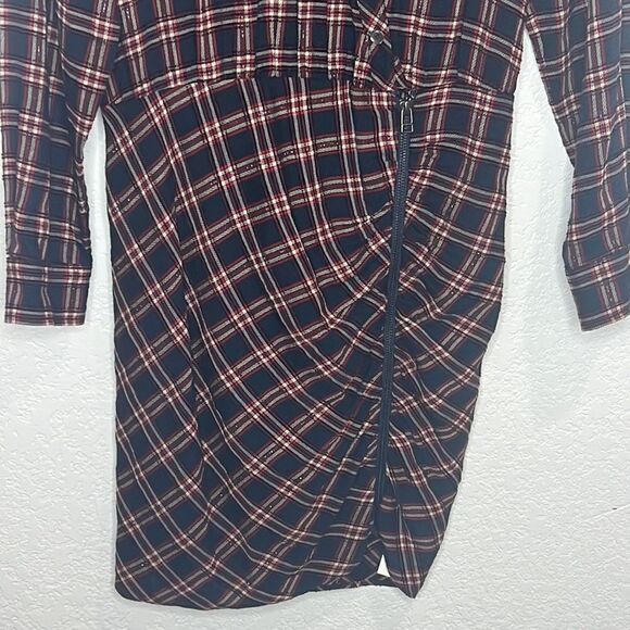 NWT Veronica Beard Karen Dress Navy Multi Size 4 - Picture 5 of 15